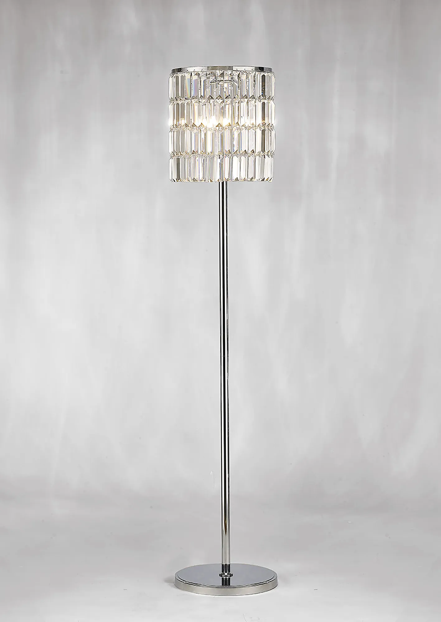 IL30179  Torre Crystal 150cm Floor Lamp 5 Light